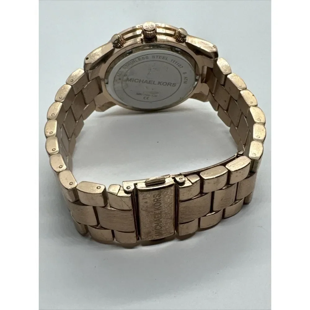 Michael Kors MK769126 Women's Rose Gold Stainless Steel Analog Dial Watch JNA747